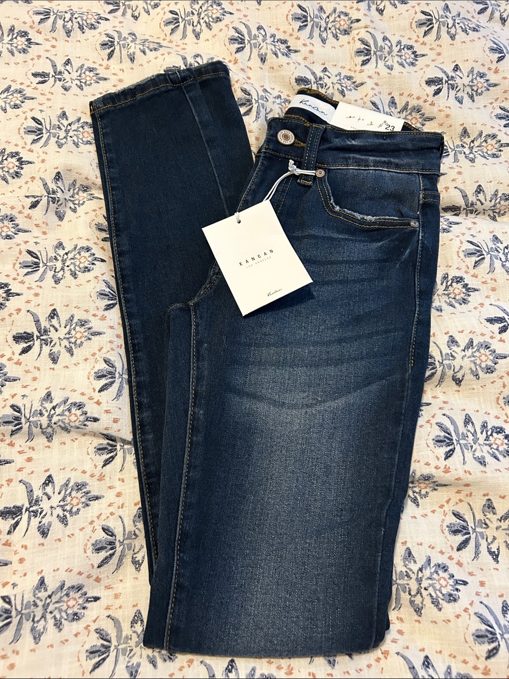 KanCan Women's Dark Blue Skinny Jeans